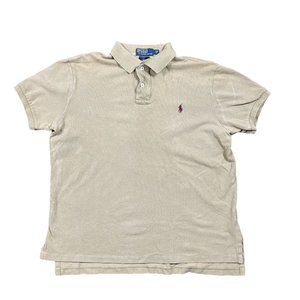 Polo by Ralph Lauren Large Shirt Short Sleeve Khaki